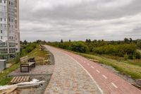 В Кургане благоустраивают набережную Тобола